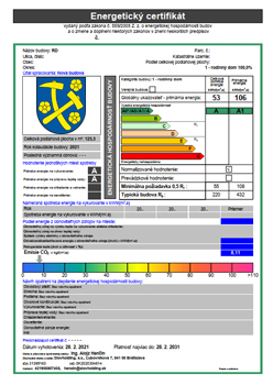 Obrátok Energetický certifikát Rožňava